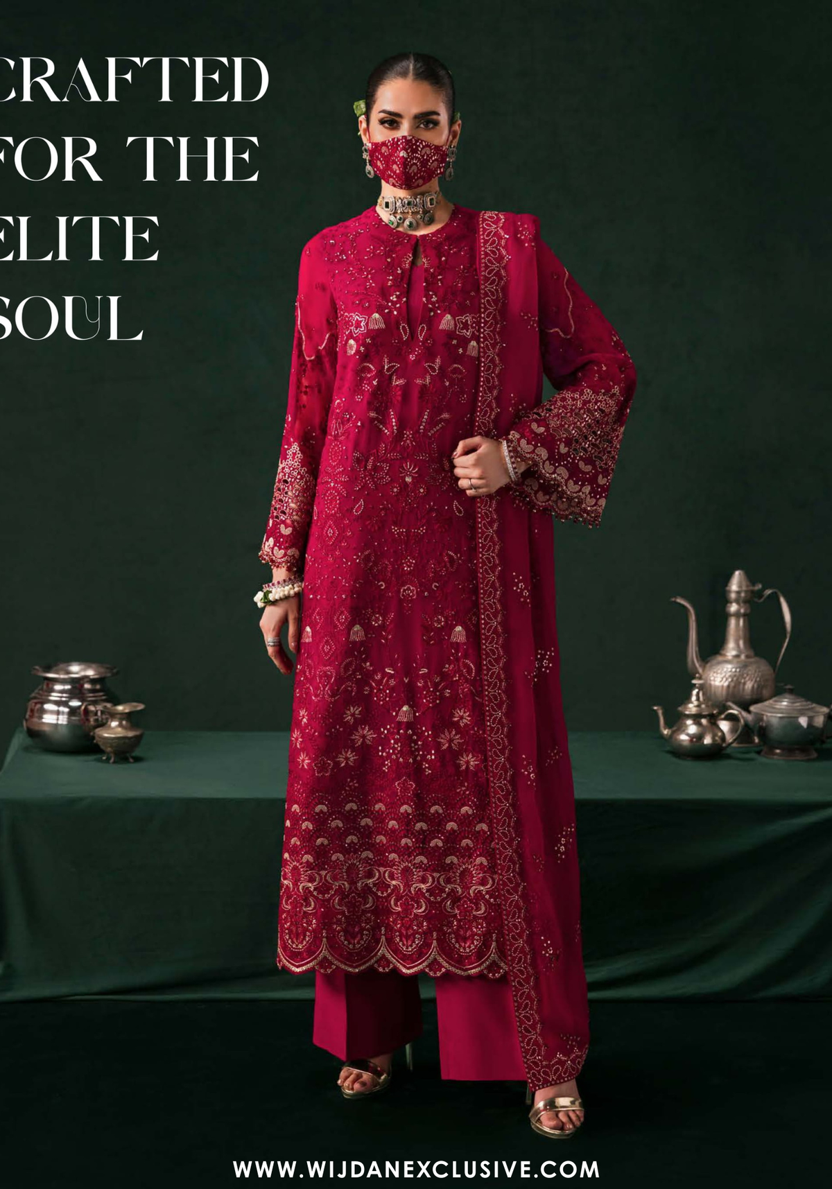 Flossie Kohinoor Unstitched Luxury Chiffon Collection - 2025 K-104