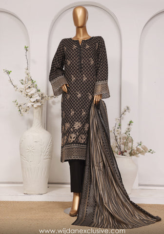 Bin saeed Exclusive Embroidered 3pc Collection'25 Vol-01 D-04