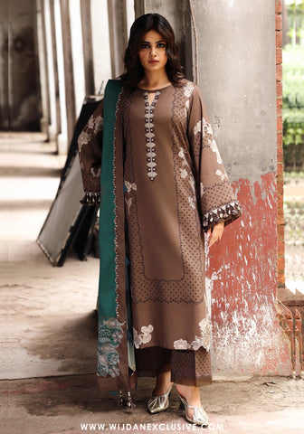 Combination by Charizma | Unstitched Embroidered Linen Vol-II Winter - 2025 CCW6-16