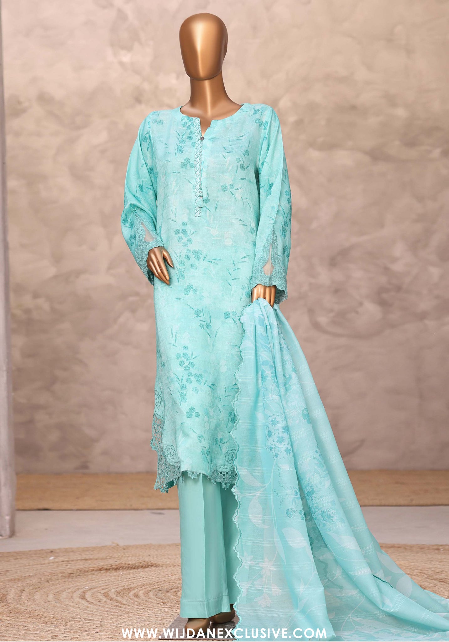 HZ Festive Hues Stitched Fancy Silk Collection - 2026 (D-02)