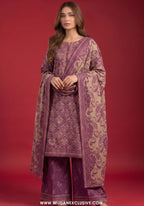 Rang E Bahar by Amna Khadija | Stitched Embroidered Lawn Collection - 2026 (D-04)