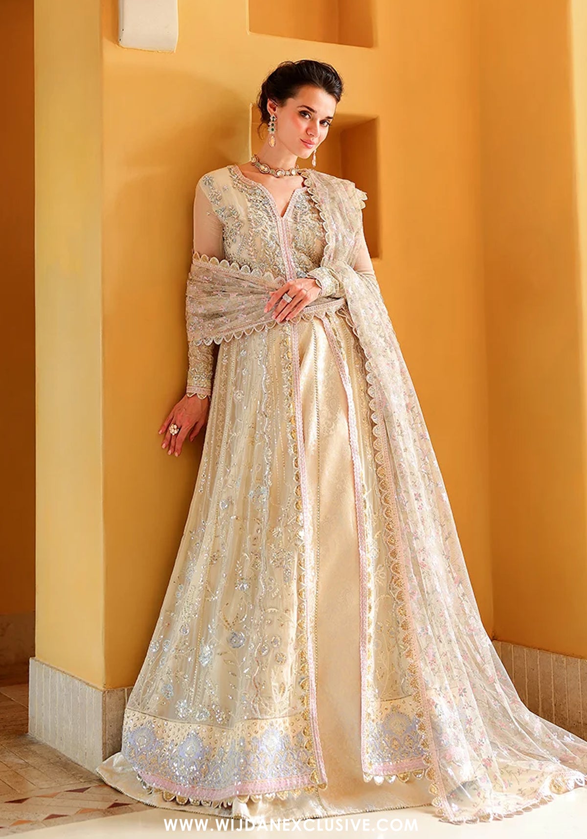 Bachelorette Chronicles by Mushq | Unstitched Embroidered Chiffon Collection'26 (BLUSH HOUR)