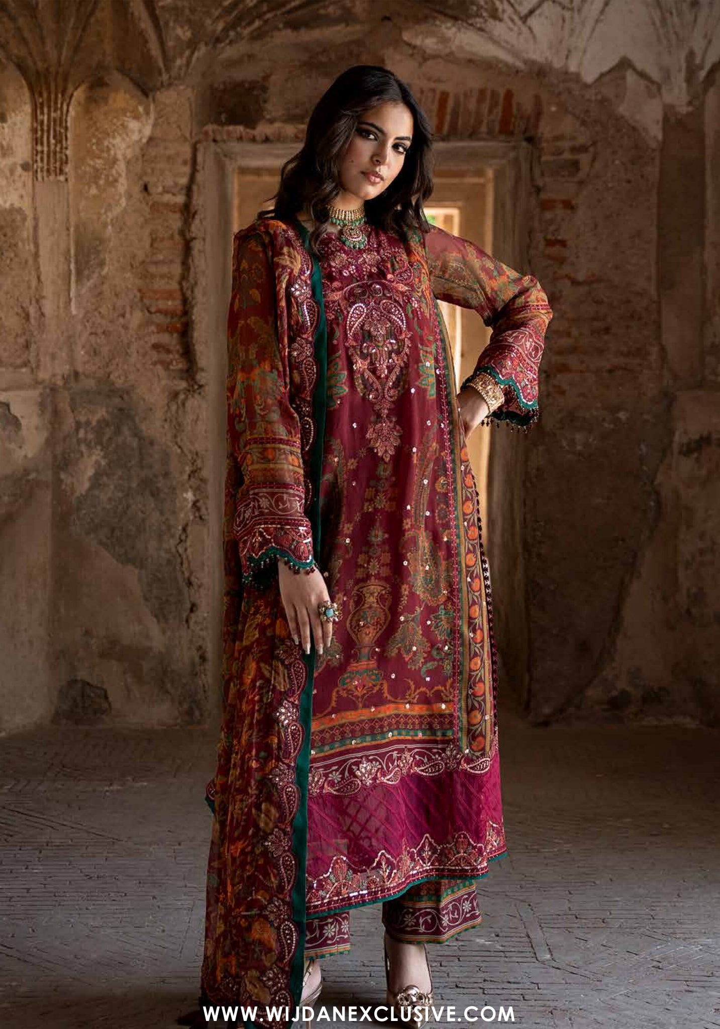 Vasal by Charizma | Unstitched Formal Luxury Chiffon Vol-01 Collection - 2026 (VSL-04)