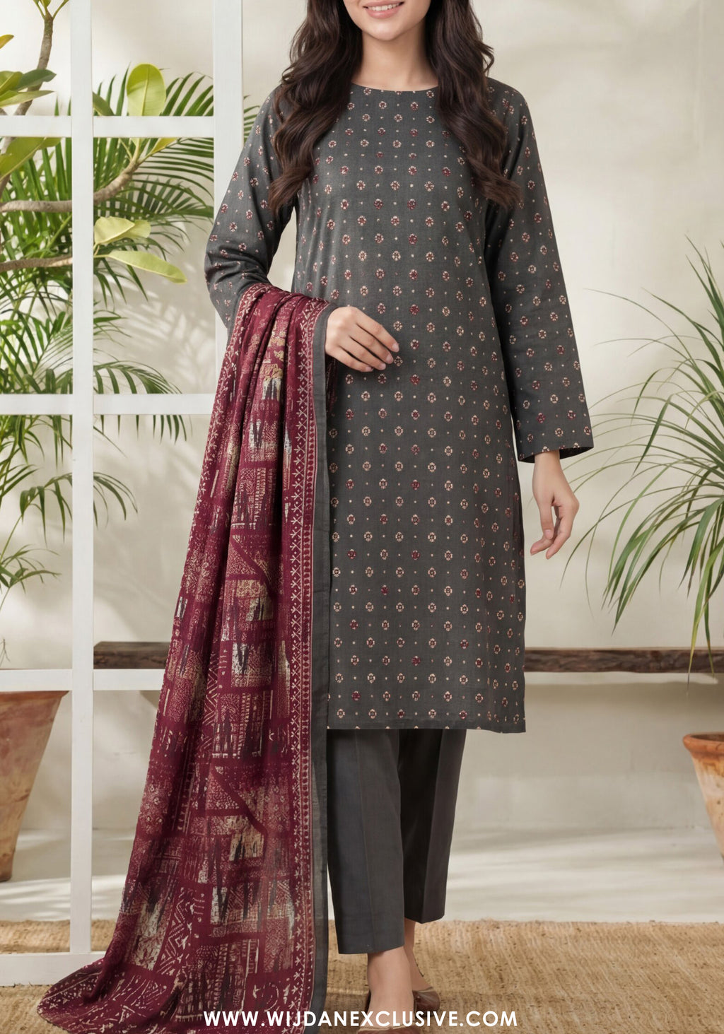 VS Daman unstitched Exclusive Printed Lawn Vol-04 Collection - 2026 (D-886)