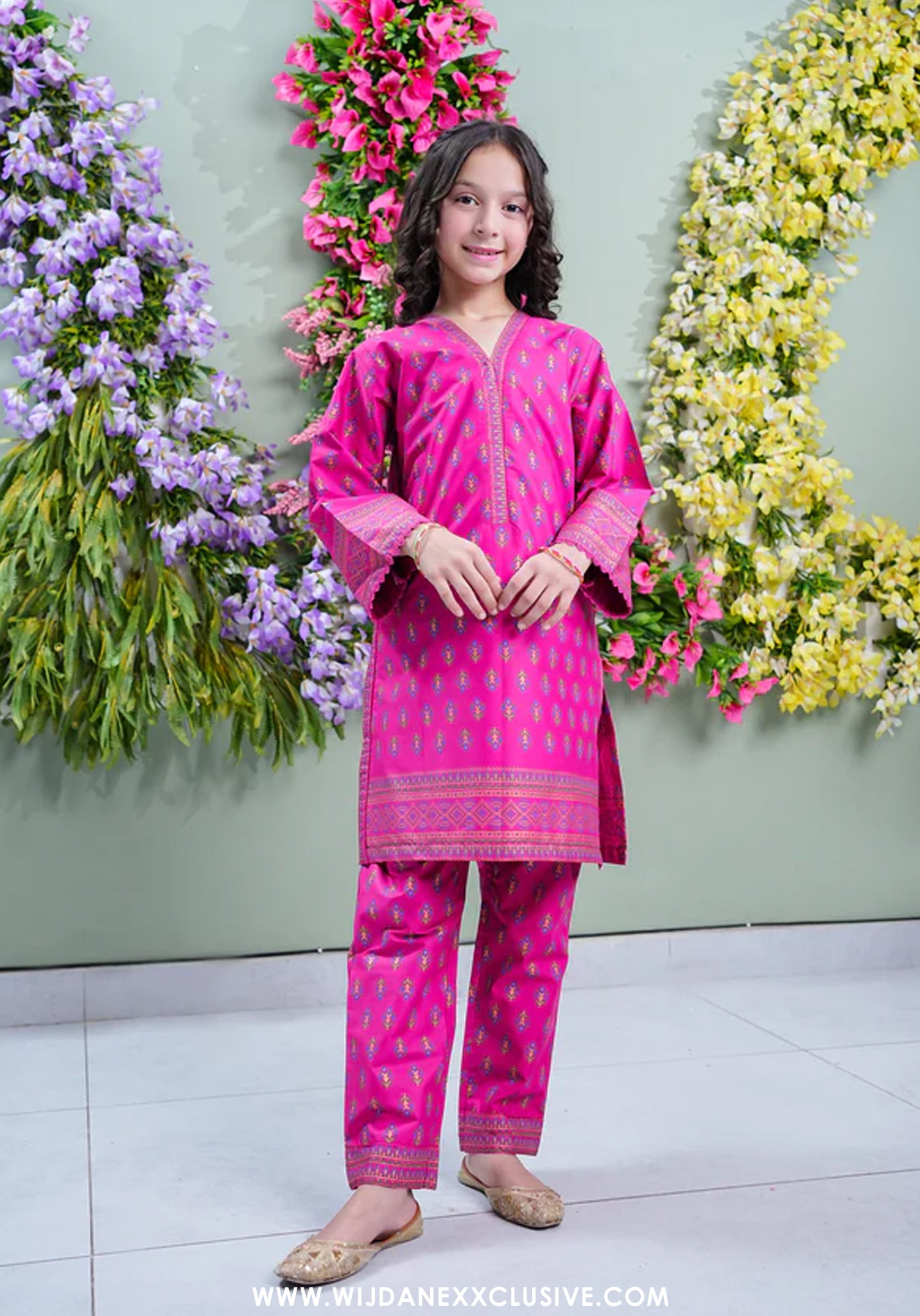Aloo Meeru Hammi by Amna Khadia | Stitched Kids 2pc Cotton Eid Collection - 2026 (D-07)