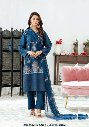 Gulkari by Wijdan | Unstitched Embroidered Cotton Chikankari Collection - 2025 (GULNAAZ)