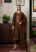 RajBari Stitched Eid Pret Exclusive Embroidered 3PC Collection - 2026 (ROUGE)