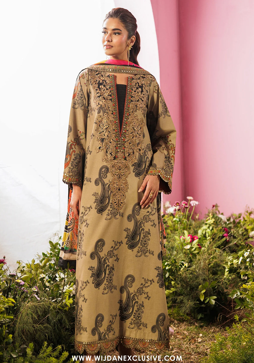 Rang e Bahar by Charizma | Unstitched Embroidered Lawn Vol-I Collection - 2026 (CRB6-07)