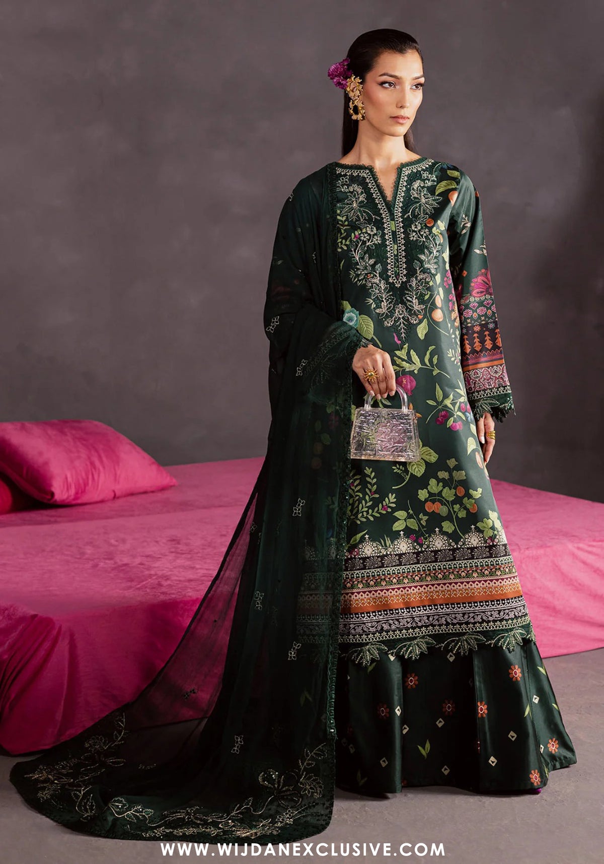 Nureh The Silk Unstitched Collection - 2025 S-29