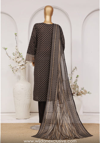 Bin saeed Exclusive Embroidered 3pc Collection'25 Vol-01 D-04