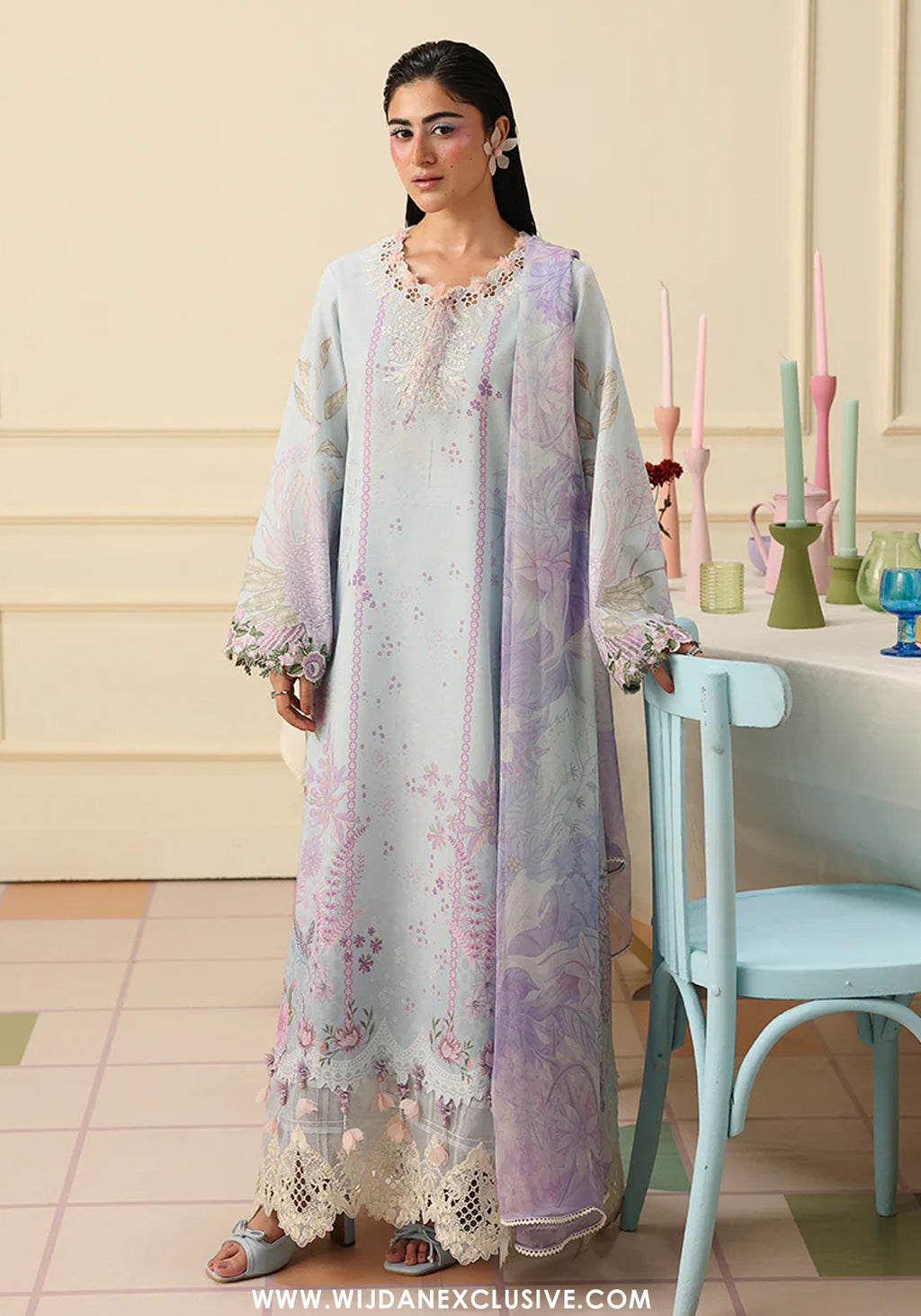 Soleil by Mushq | Unstitched Printed & Embroidered Lawn Collection - 2026 (SUGAR BLOOM)