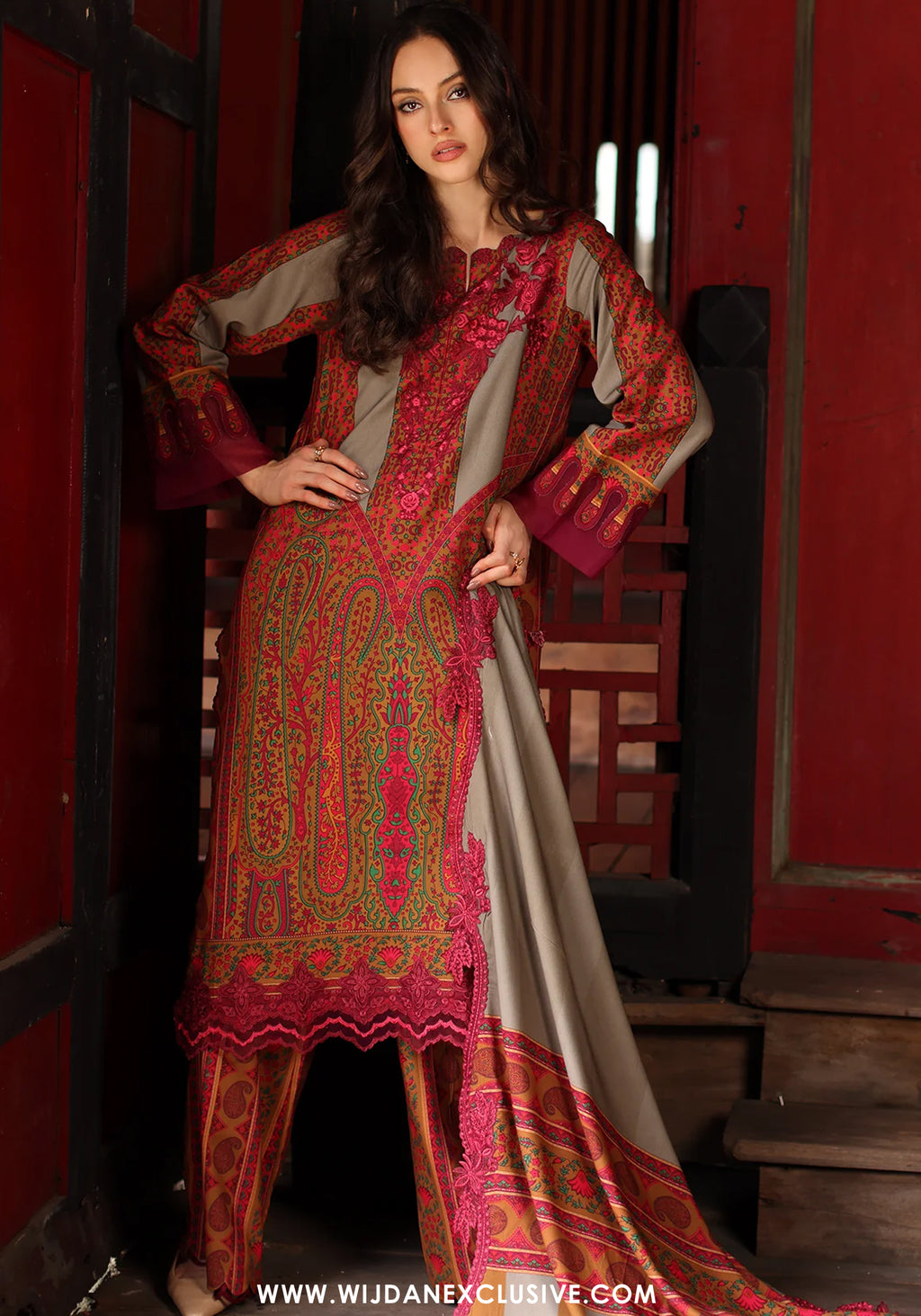 Combination by Charizma | Unstitched Embroidered Linen Collection - 2026 (CCW7-04)