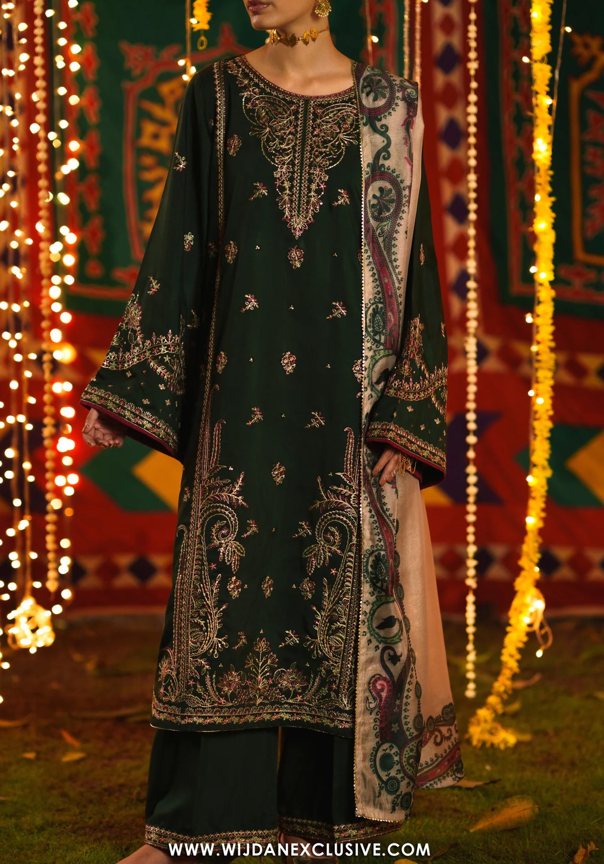 Chand Baali by Casual Lite | Stitched Embroidered Silk Viscose Collection'26 (D-07)