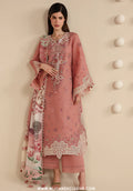 Iris by Jazmin | Unstitched Embroidered Luxury Lawn Collection - 2026 (D-04)