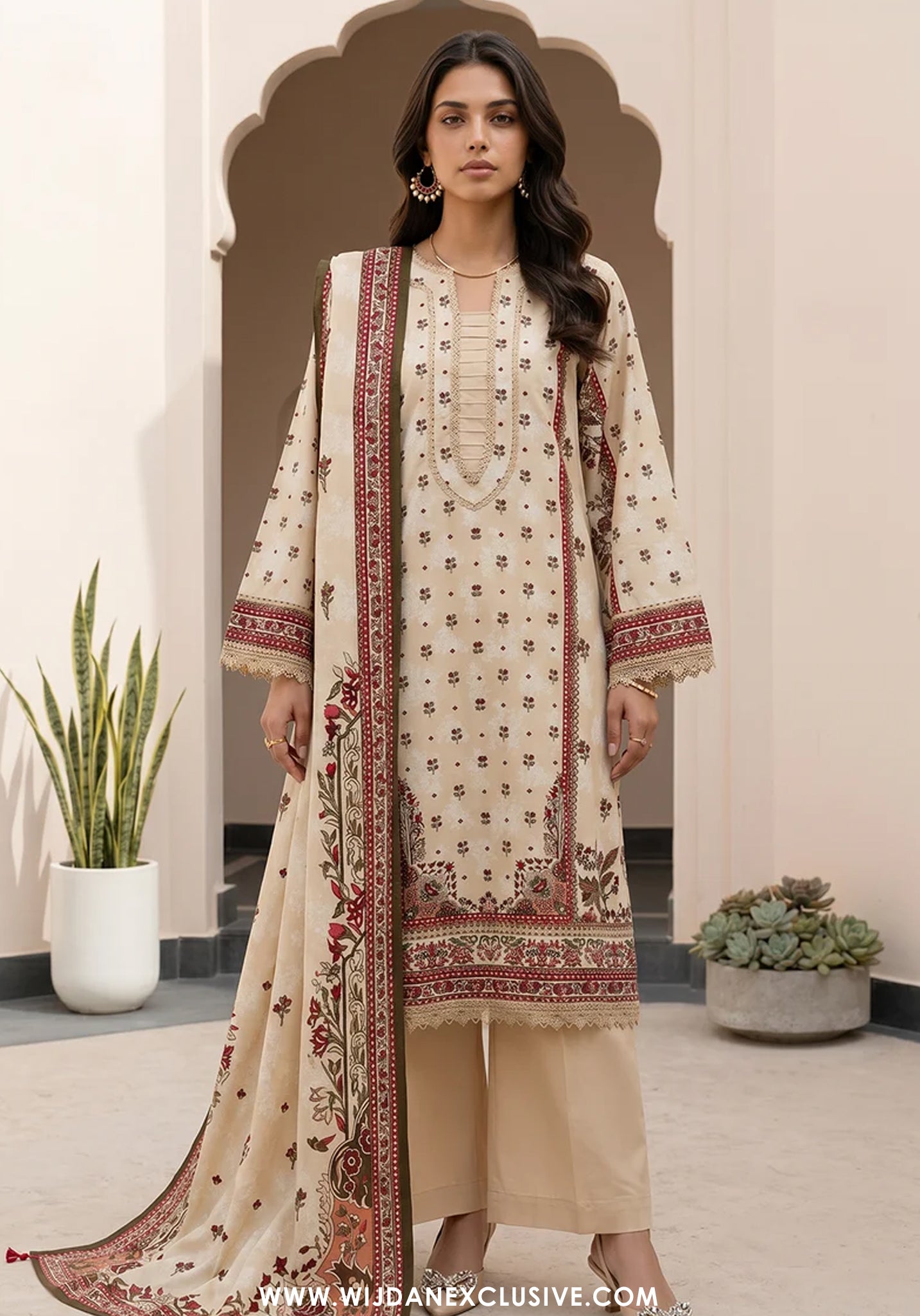Zellbury Unstitched 3pc Digital Printed Lawn Collection - 2026 (WUS-8086)