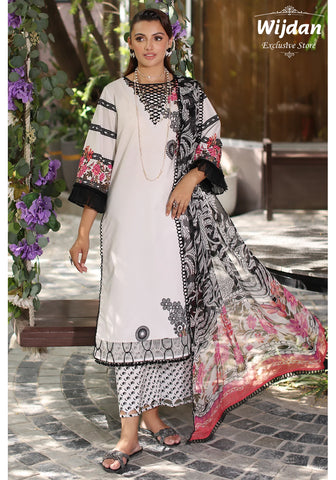 Charizma C Prints - Printed Lawn Collection'25 Vol-01 D-04