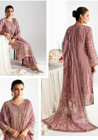 Aangan Luxury Raw Silk Collection'24 Vol-01 by Ramsha AA-104