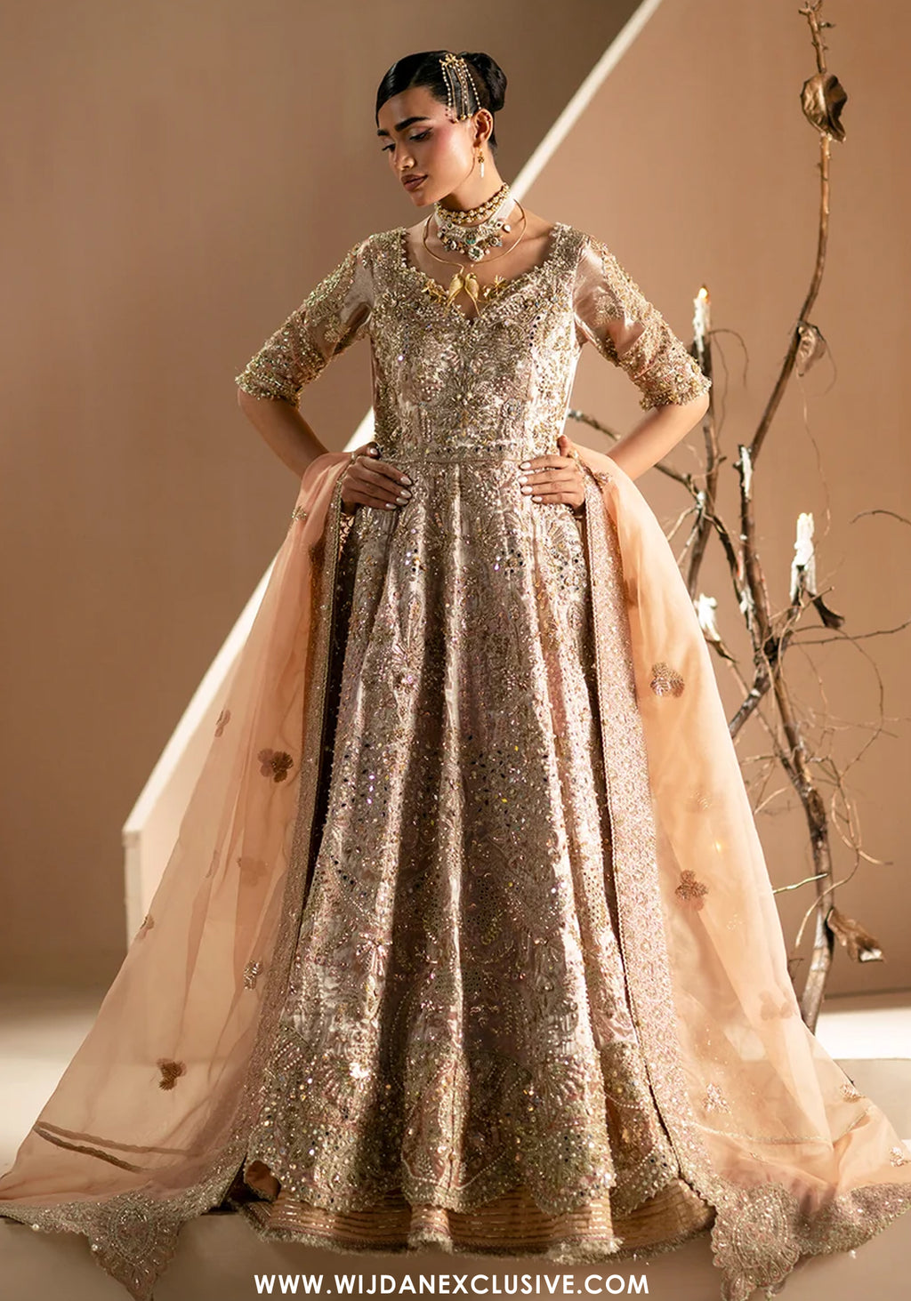 AJR Couture Unstitched Embroidered Signature Wedding Collection - 2026 (RANG E Noor)