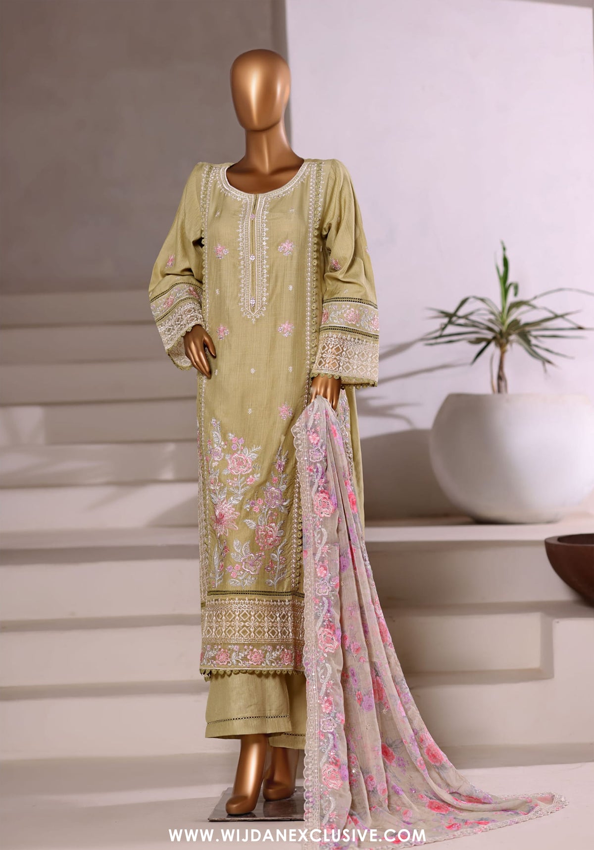 Sadabahar Stitched Luxury Viscose Vol-I Collection - 2025 (PISTA)