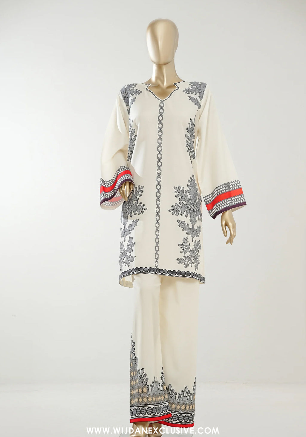 Youth Pulse by Amna Khadija | Stitched 2pc Co-Ords Printed Lawn Collection - 2026 (D-04)