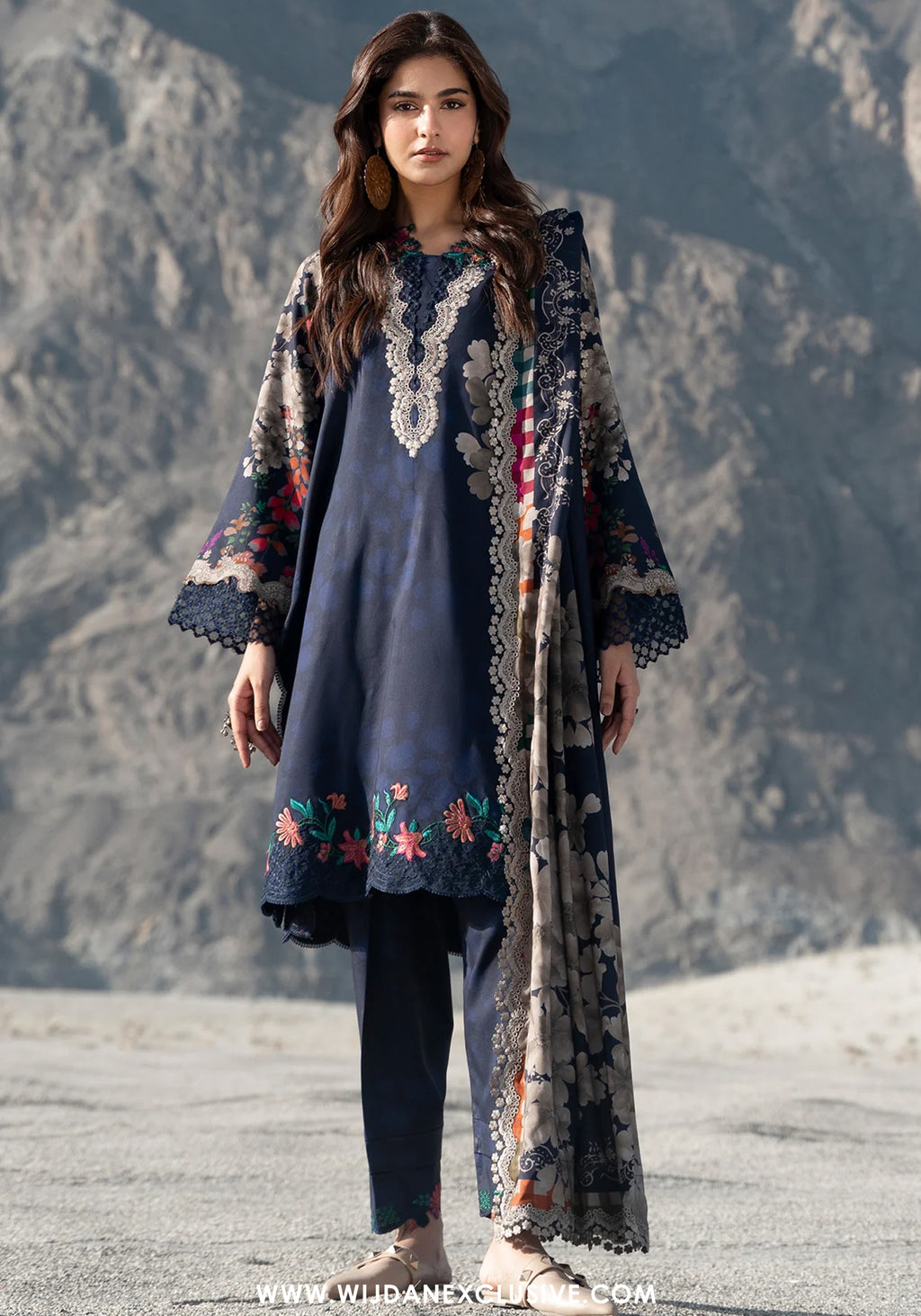 Aniiq by Charizma | Unstitched Embroidered Linen Vol-II Collection'26 (ANW7-14)