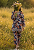 Summer Essentials by Amna khadija | 2pc Emb Co-ords Set Collection'26 (D-04)