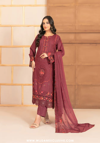 Tawakkal Mahani Semi-Stitched Fancy Embroidered Collection - 2025 D-4317