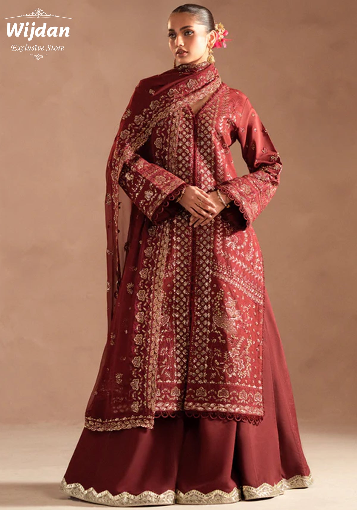 Selene Un-Stitched Raw Silk'24 by Emaan Adeel D-04 Elyra