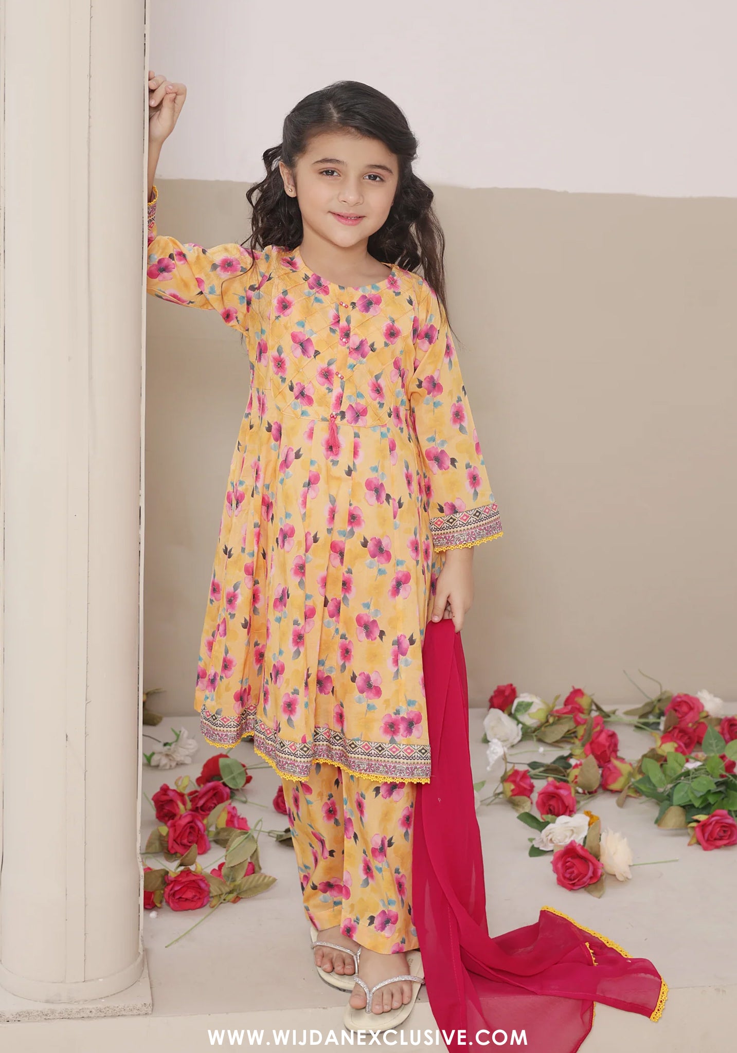 Dosti Yaari by Shanzey Kids | Stitched Printed 3pc Lawn Collection - 2026 (D-03)