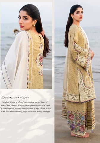 Shahkaar Luxury Eid Lawn'25 by Jazmin D-04