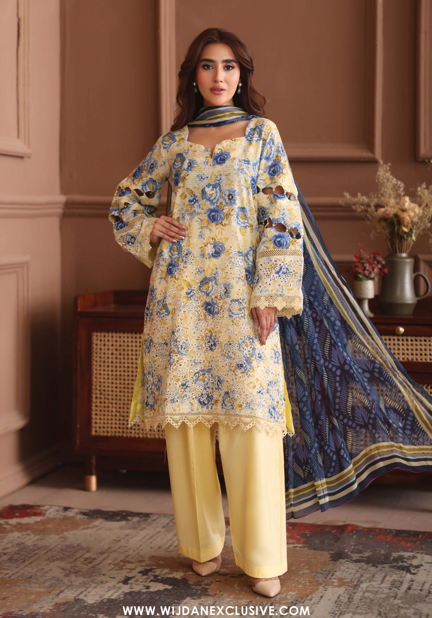 Keyaan by Johra | Unstitched Embroidered Chikankari Lawn Collection - 2026 JH-1029