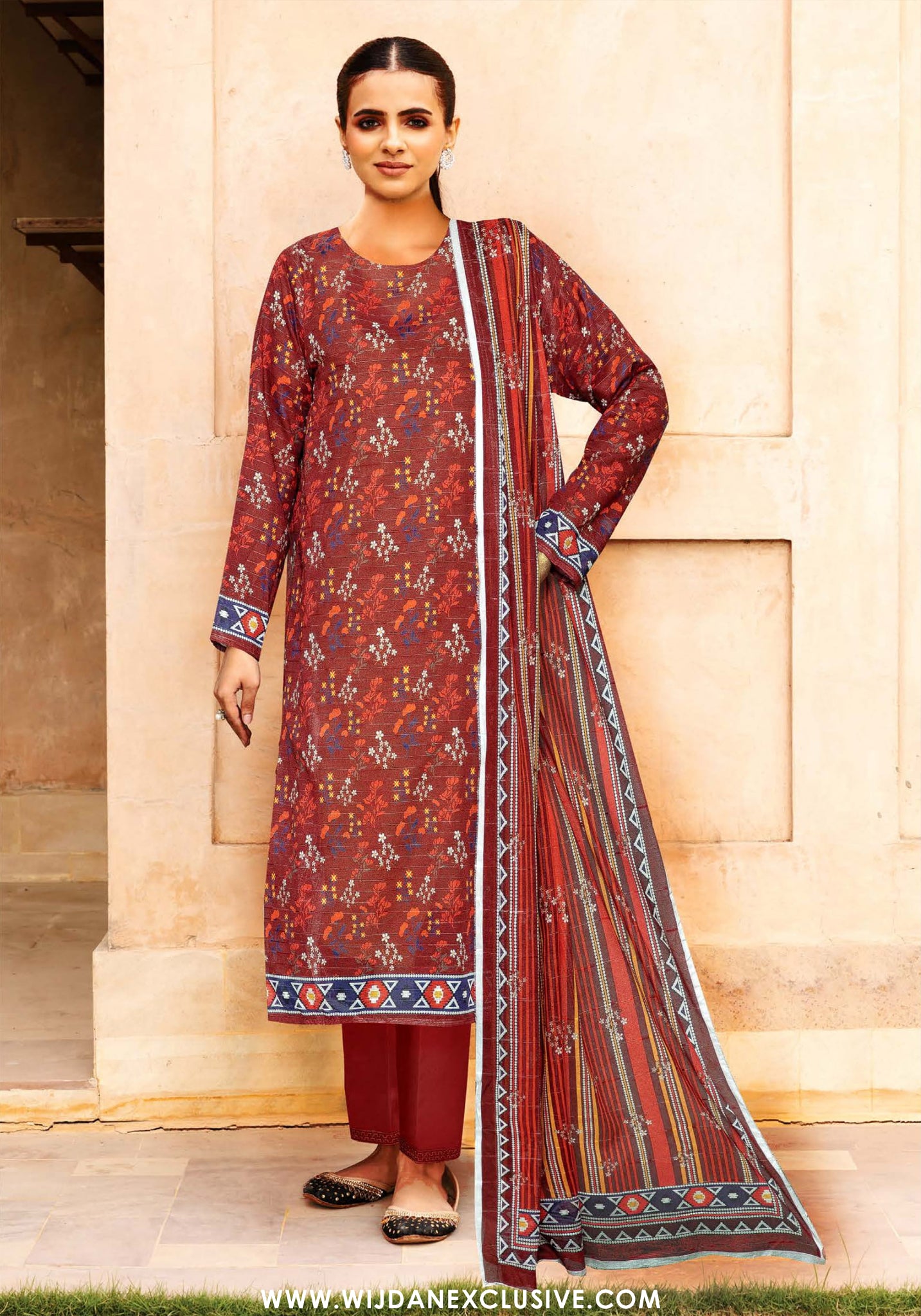 Glow by Johra | Unstitched Printed Lawn Collection JH-1432