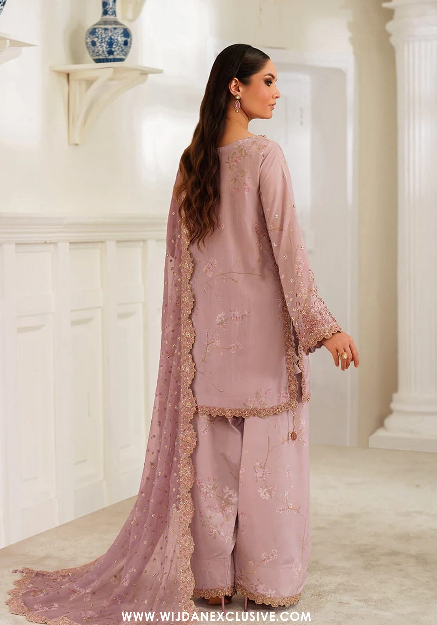 La'Royale by Wijdan | Stitched Print Formal Raw Silk Collection - 2026 (D-04)