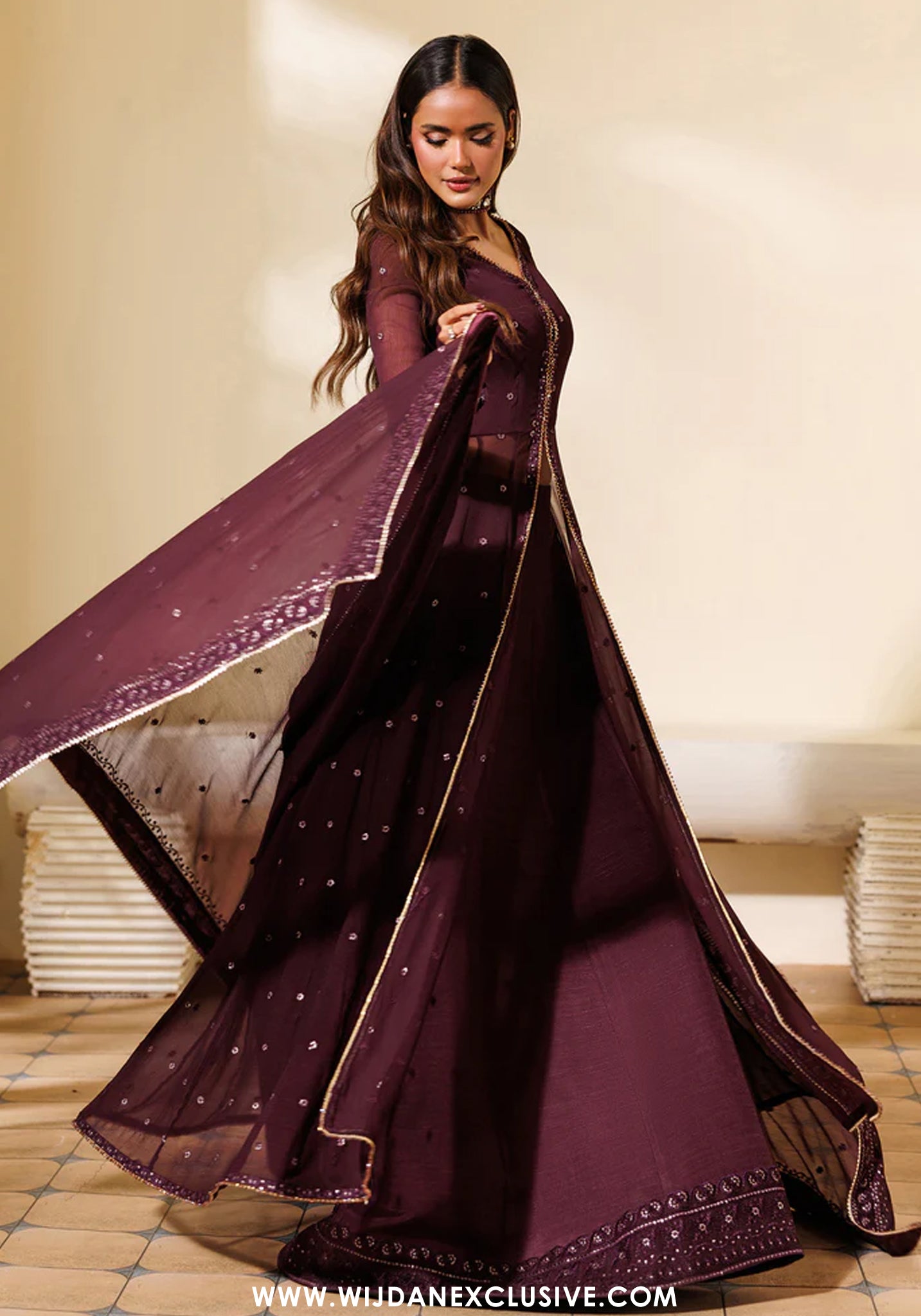 Zarif Stitched Eid Chiffon Collection - 2026 (ZRF-EMC 23)