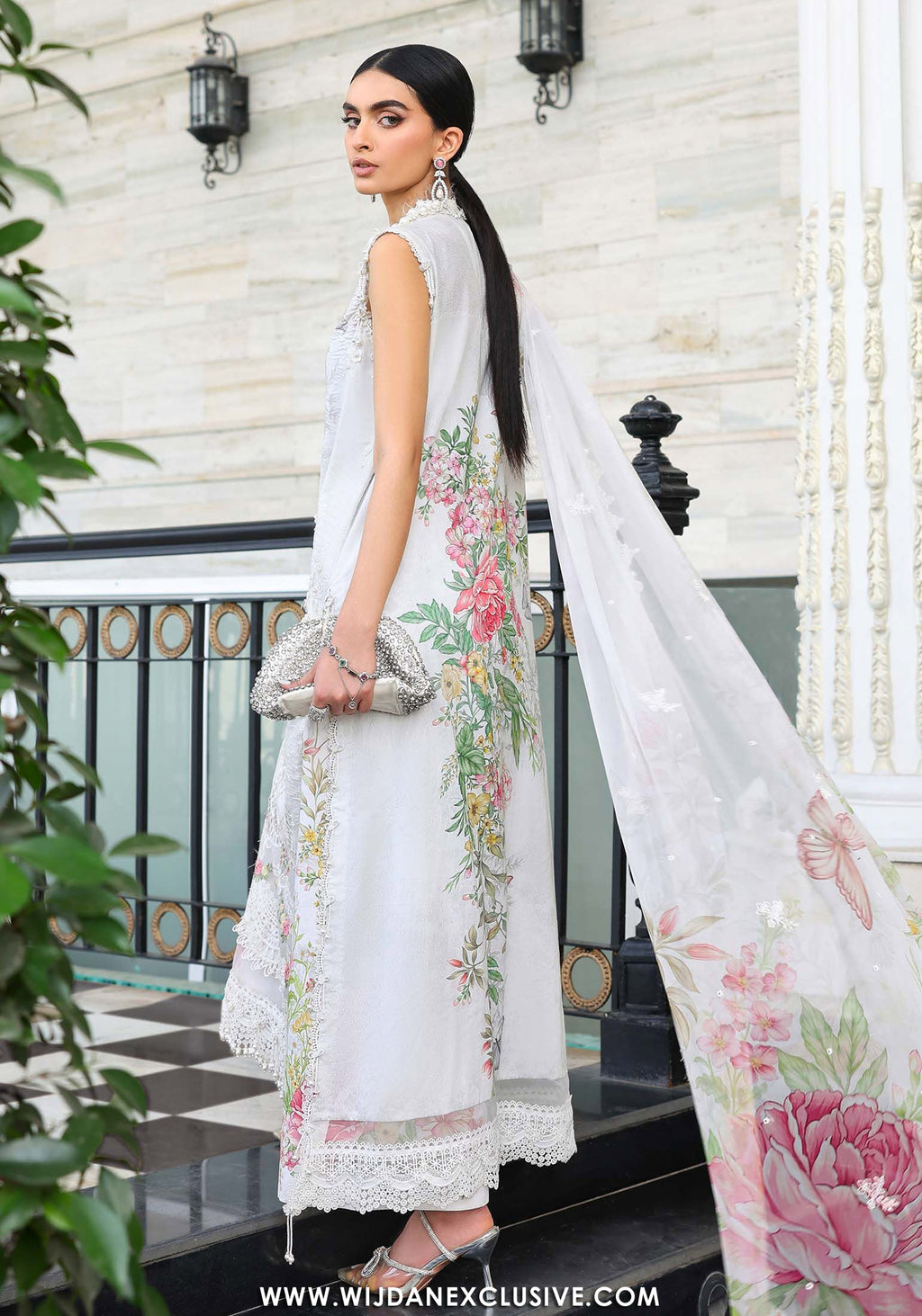 Maria.B Unstitched Embroidered Lawn Collection - 2026 (D-03)