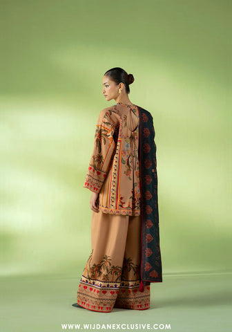 Joolie Prints Unstitched Cambric Collection - 2025 by Saira Rizwan (GOLDEN HOUR)