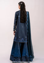 Luxe by Qalamkar | Unstitched Embroidered Silk Formal Collection - 2026 (NERINA)
