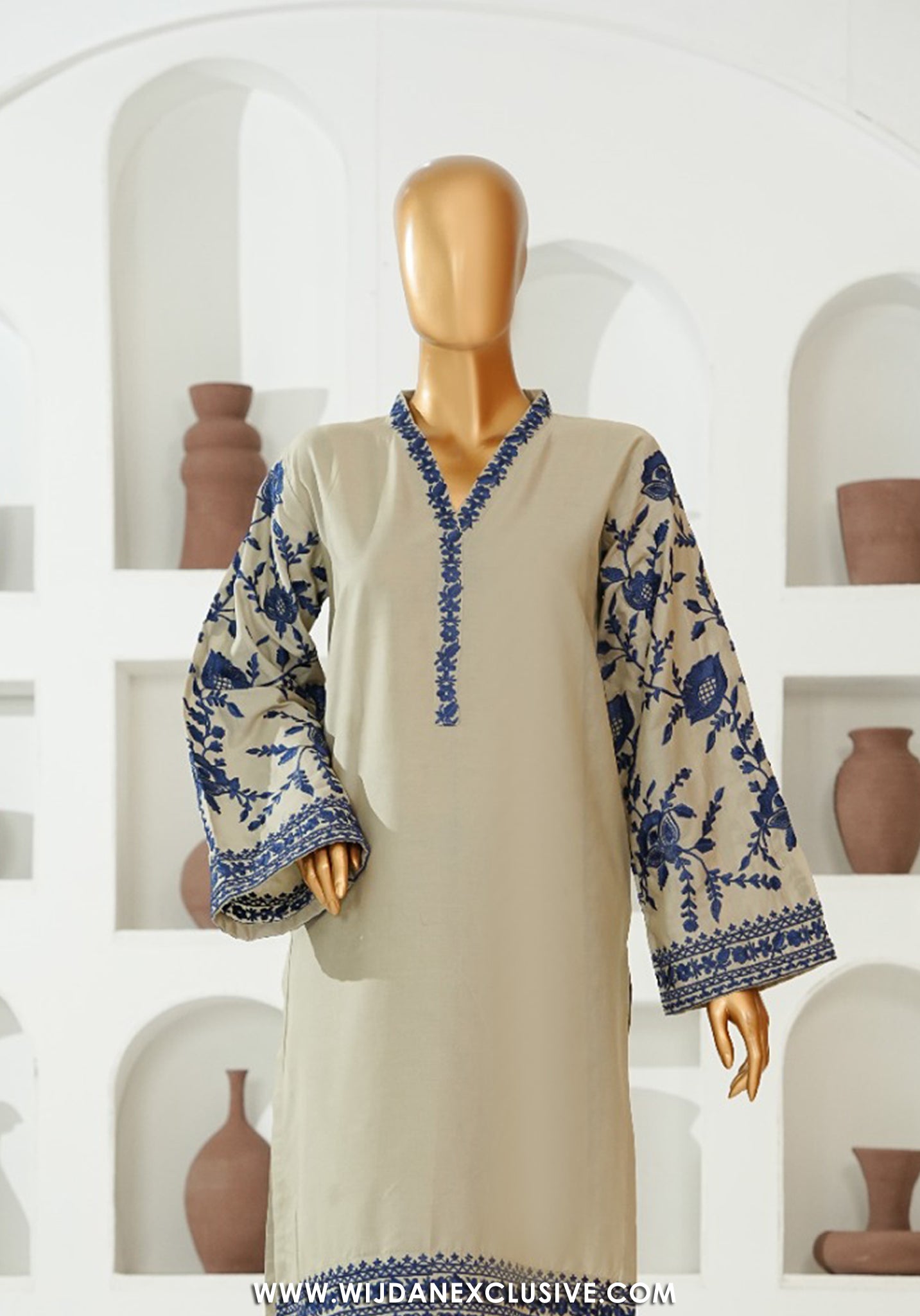 Aaramé Stitched 2PC Co-ords Cotton Embroidered Collection - 2026 (D-04)