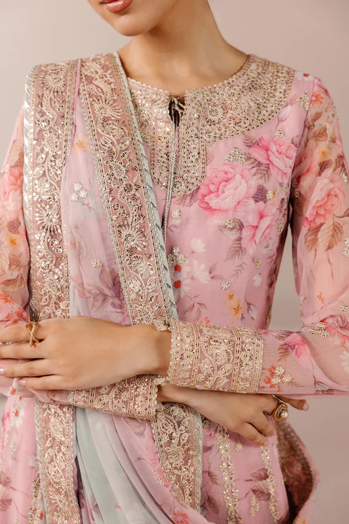 Roselle by Zarif | Unstitched Embroidered Formal Collection - 2026 (REVERIE)