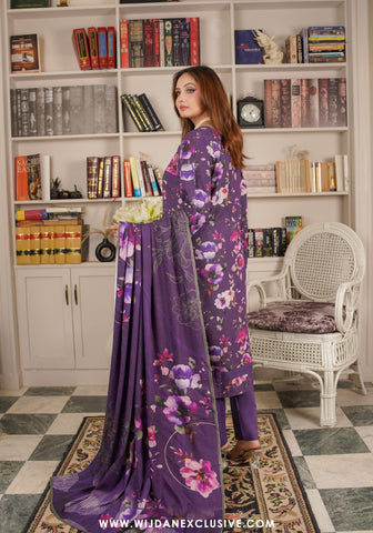 Sephora Unstitched Leather Zari Printed Collection - 2025 Series-V D-04