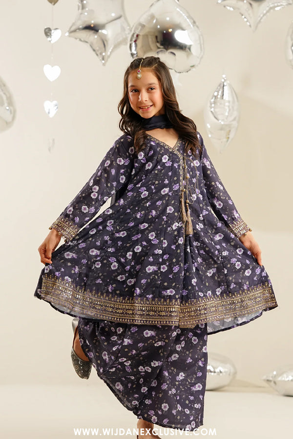 Cinderella by Shanzey Kids | Stitched Signature Kids Collection – 2026 (D-04)
