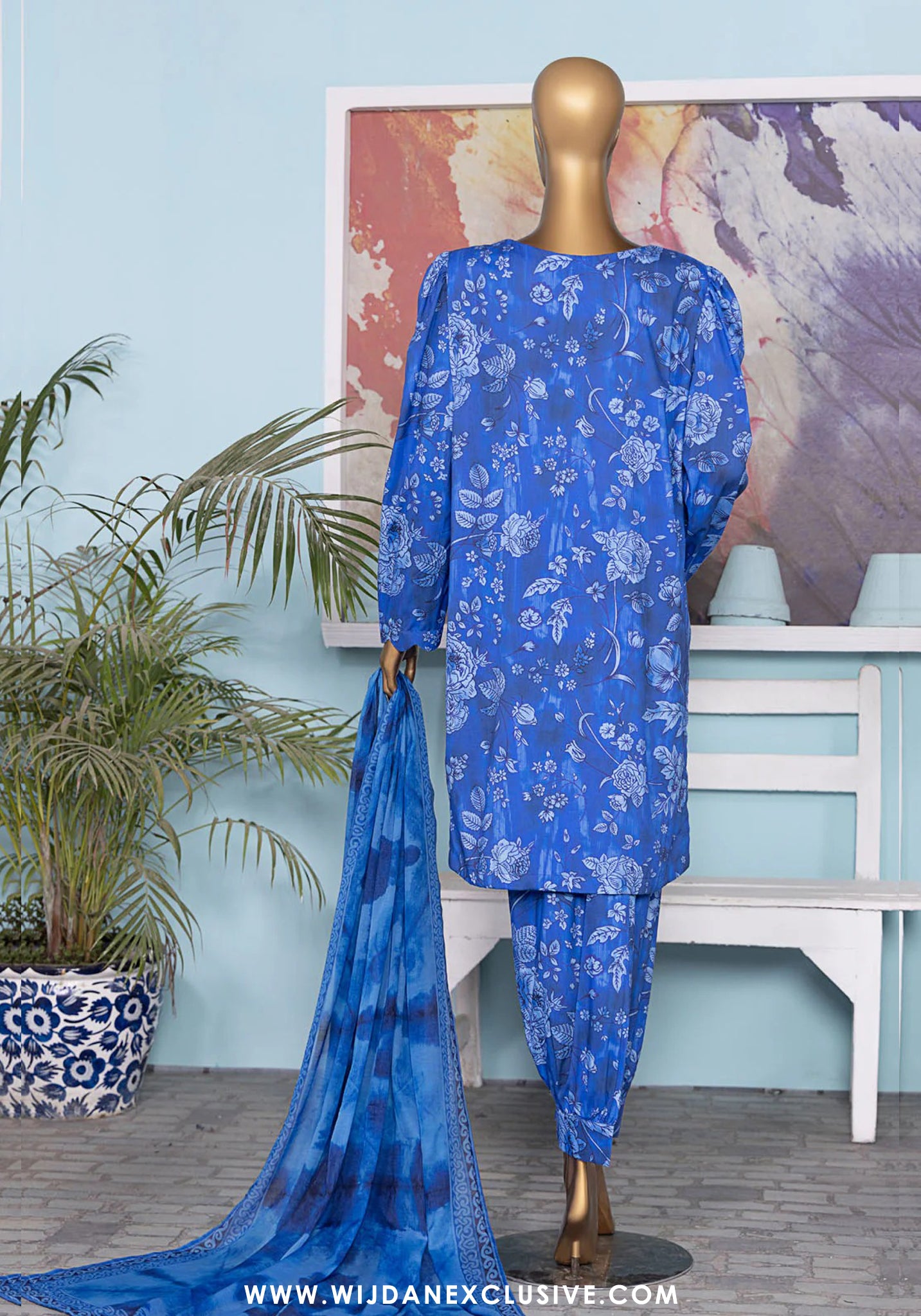 HZ Linen Wintry Unstitched 3PC Printed Collection - 2025 LWP-1311