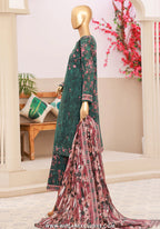 Elegant by HZ Textile | Unstitched Embroidered Lawn Collection - 2026 EC-1016
