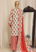 Sadabahar Stitched Printed Linen Collection - 2026 (D-04)