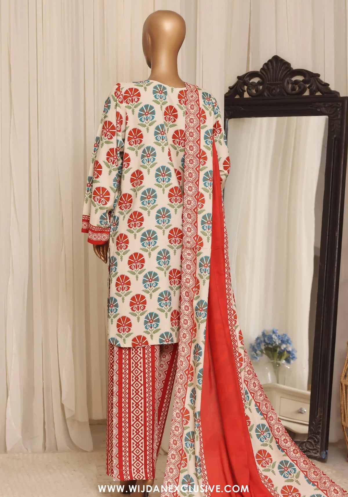 Sadabahar Stitched Printed Linen Collection - 2026 (D-04)