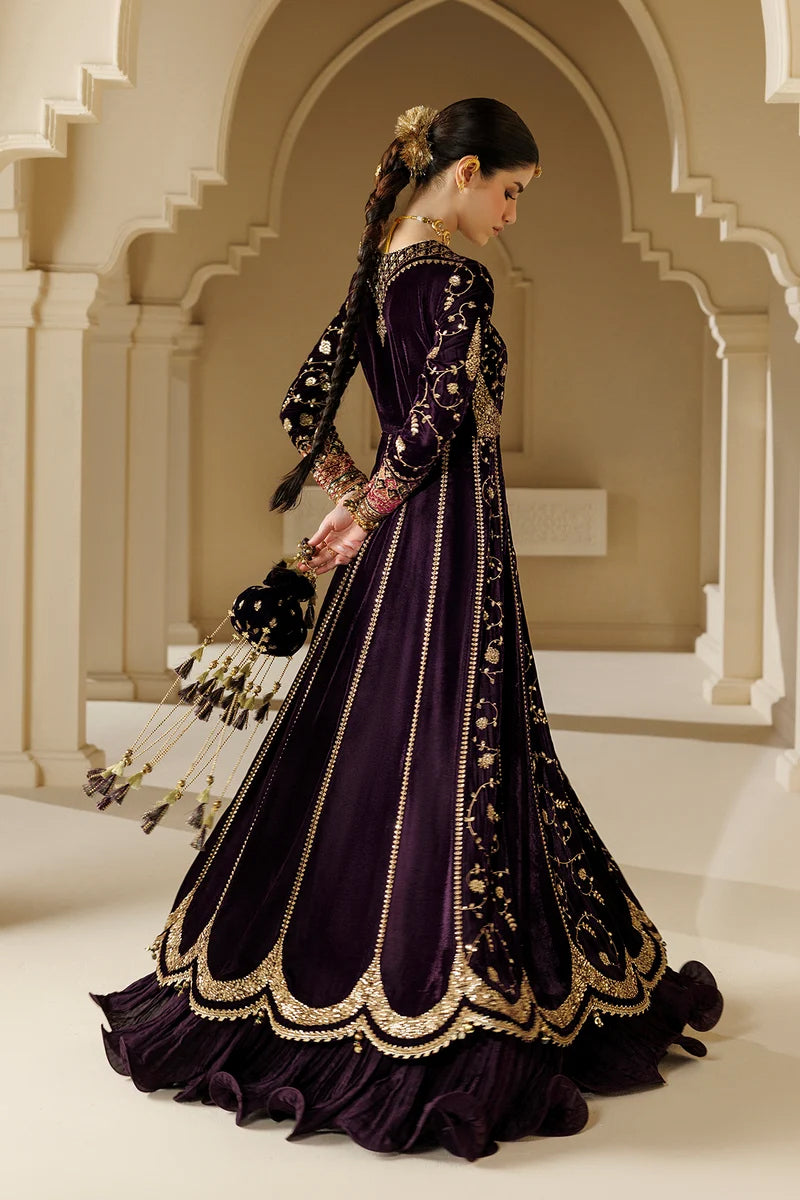 Chandni by Jazmin | Unstitched Embroidered Velvet Formal Collection - 2026 (D-03)