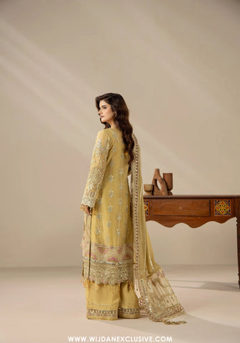 Areesha Unstitched Festive Formal Vol-23 Collection - 2026 (Opulent Gold Harmony)
