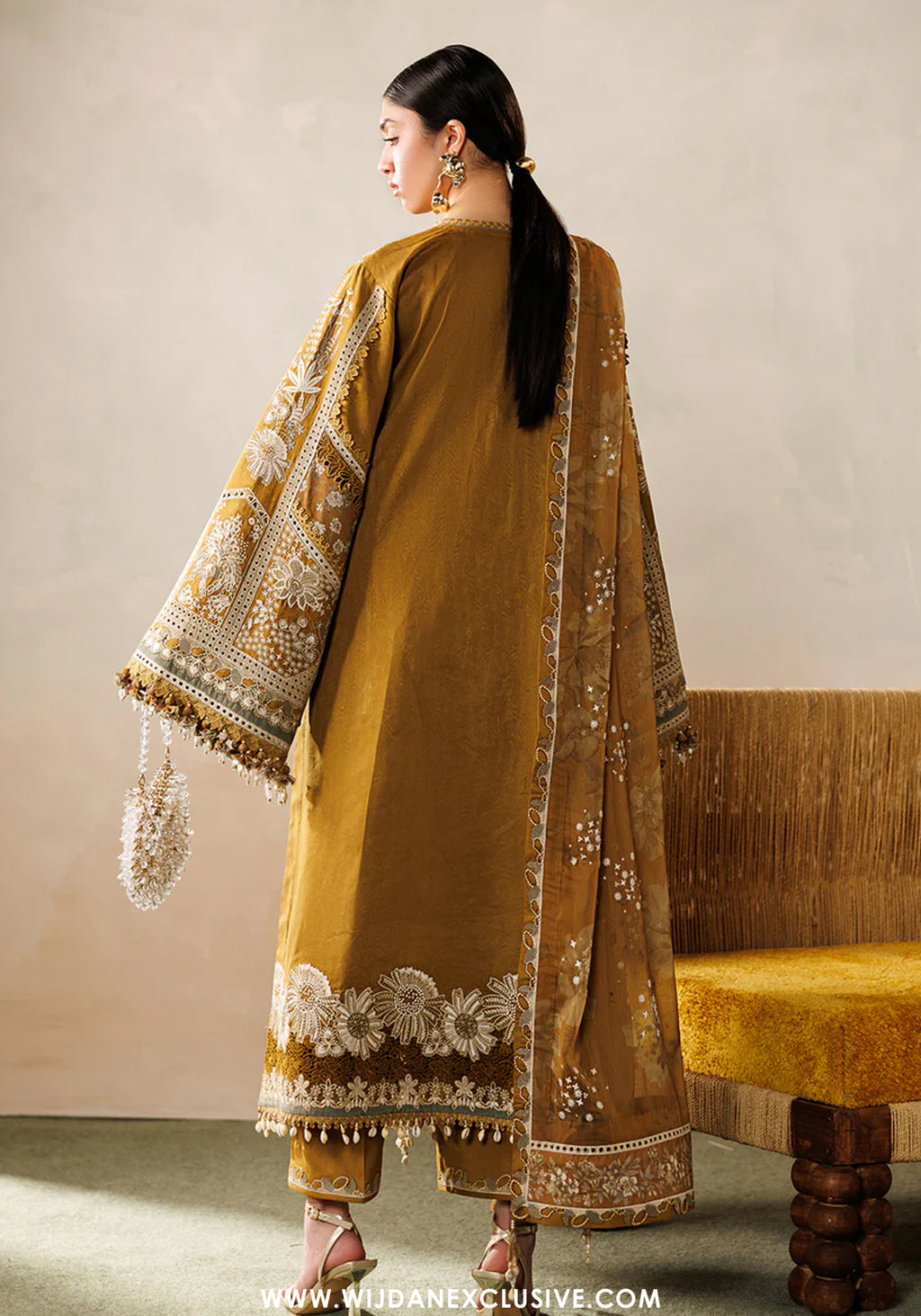 Baroque Unstitched Embroidered Eid Lawn Collection - 2026 (D-07)