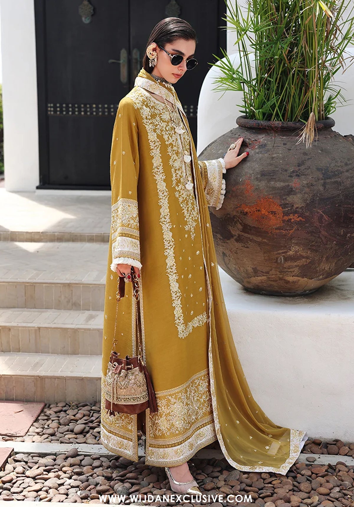 Nuvera by Mushq | Unstitched Embroidered Raw Silk Formal Collection'26 (ROSALLE CROWN)