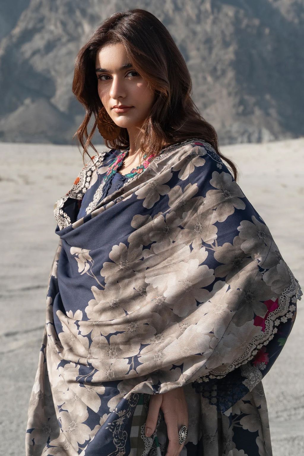 Aniiq by Charizma | Unstitched Embroidered Linen Vol-II Collection'26 (ANW7-14)
